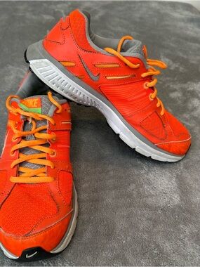 Nike Anodyne DS Athletic Running Shoes Womens Size 8.5 537681-800 Orange Sneaker